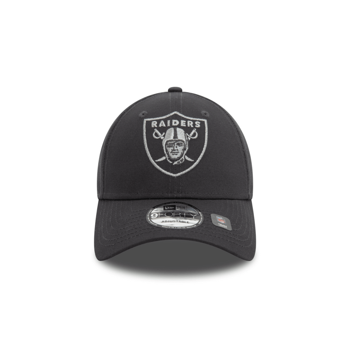 NEW ERA 9FORTY NFL LAS VEGAS RAIDERS METALLIC OUTLINE GORRA AJUSTABLE GRIS