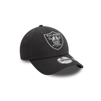 NEW ERA 9FORTY NFL LAS VEGAS RAIDERS METALLIC OUTLINE GORRA AJUSTABLE GRIS