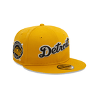 NEW ERA 9FIFTY MLB DETROIT TIGERS WOODMARK PATCH GORRA AJUSTABLE AMARILLA