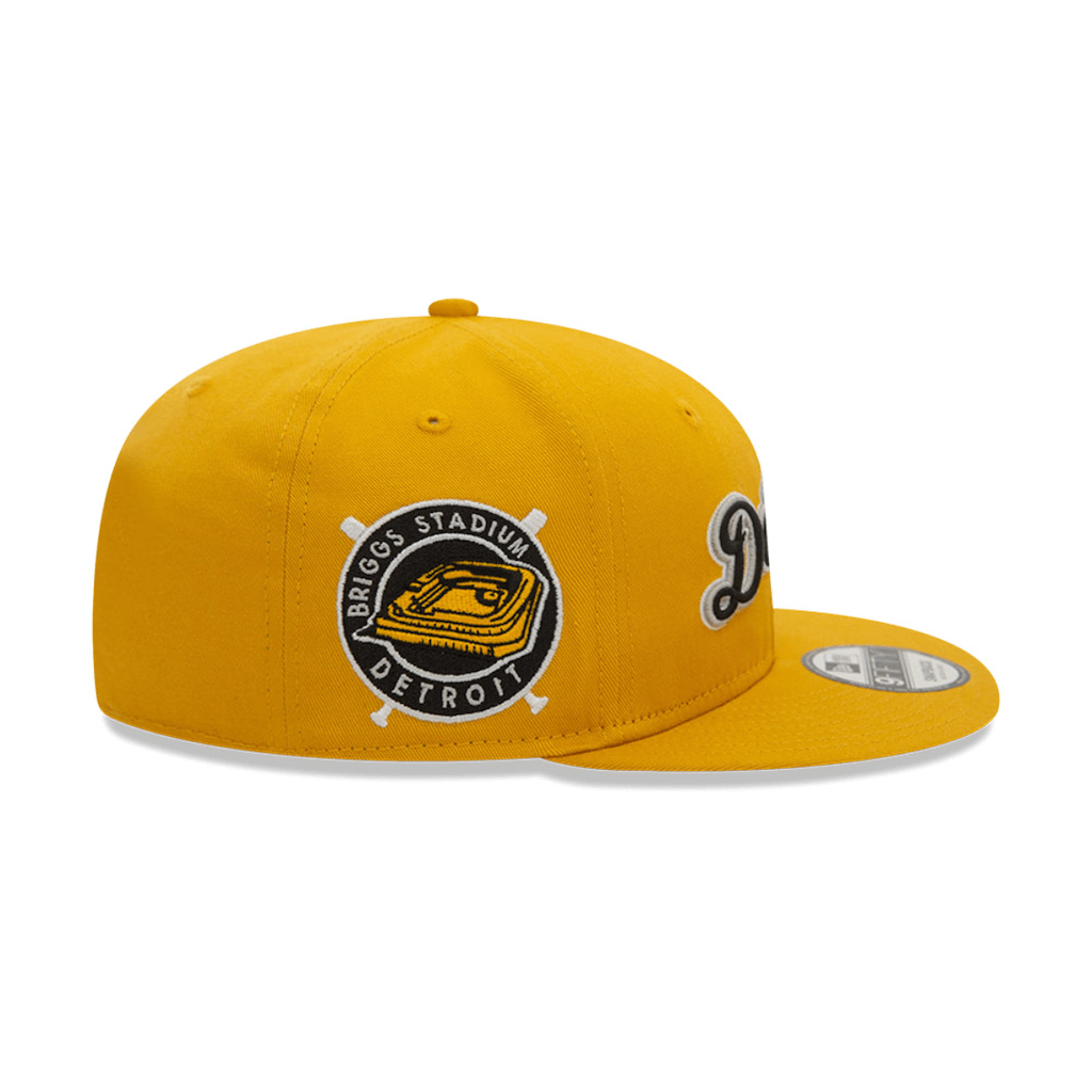 NEW ERA 9FIFTY MLB DETROIT TIGERS WOODMARK PATCH GORRA AJUSTABLE AMARILLA
