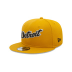 NEW ERA 9FIFTY MLB DETROIT TIGERS WOODMARK PATCH GORRA AJUSTABLE AMARILLA