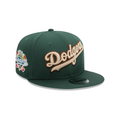 NEW ERA 9FIFTY MLB LOS ANGELES DODGERS WOODMARK PATCH GORRA AJUSTABLE VERDE