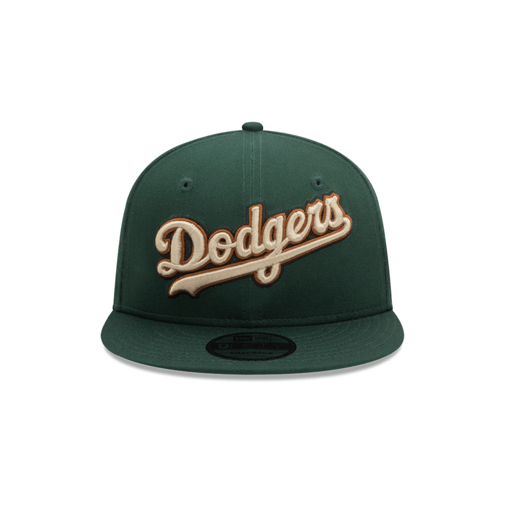 NEW ERA 9FIFTY MLB LOS ANGELES DODGERS WOODMARK PATCH GORRA AJUSTABLE VERDE
