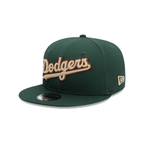 NEW ERA 9FIFTY MLB LOS ANGELES DODGERS WOODMARK PATCH GORRA AJUSTABLE VERDE