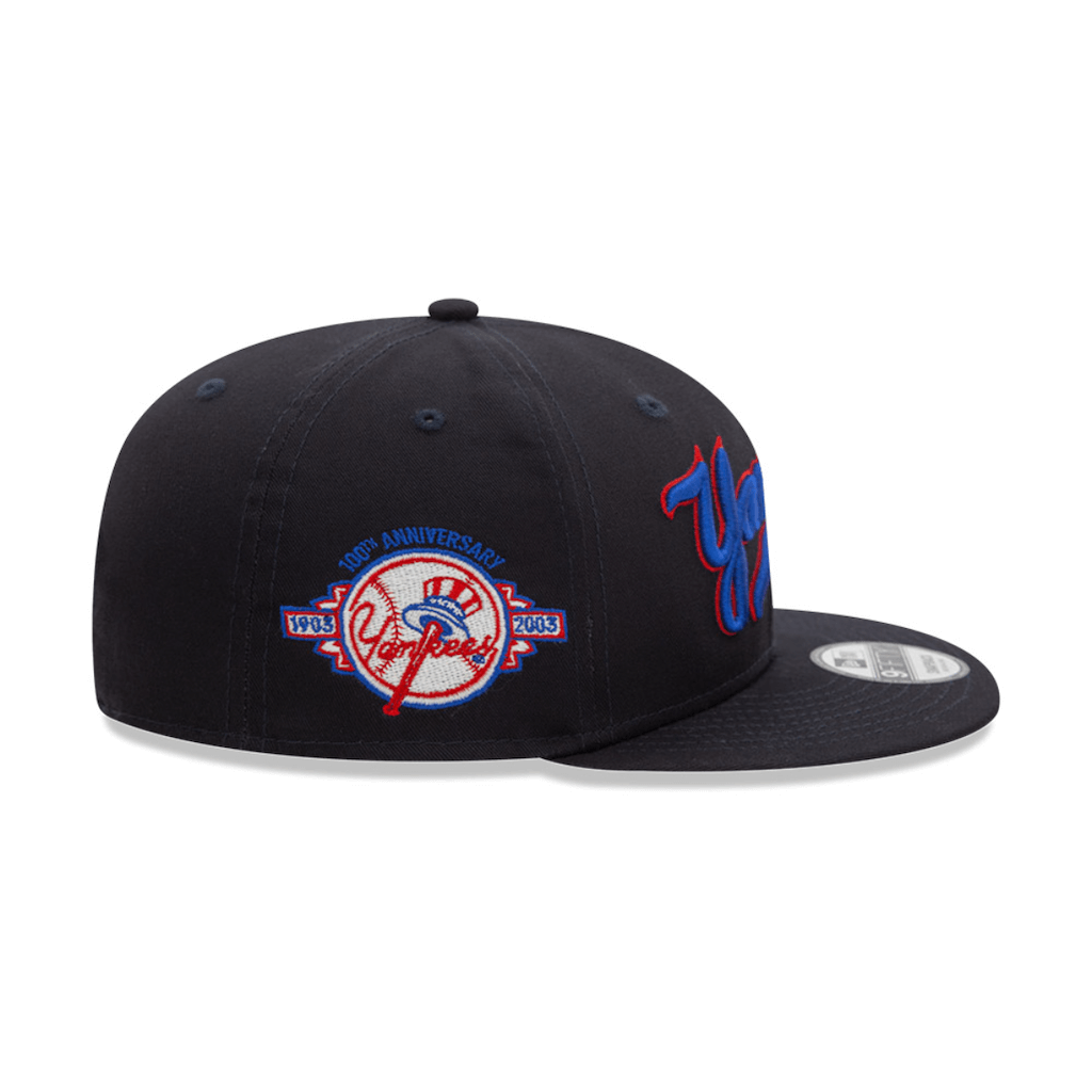 NEW ERA 9FIFTY MLB NEW YORK YANKEES WOODMARK PATCH GORRA AJUSTABLE AZUL NAVY