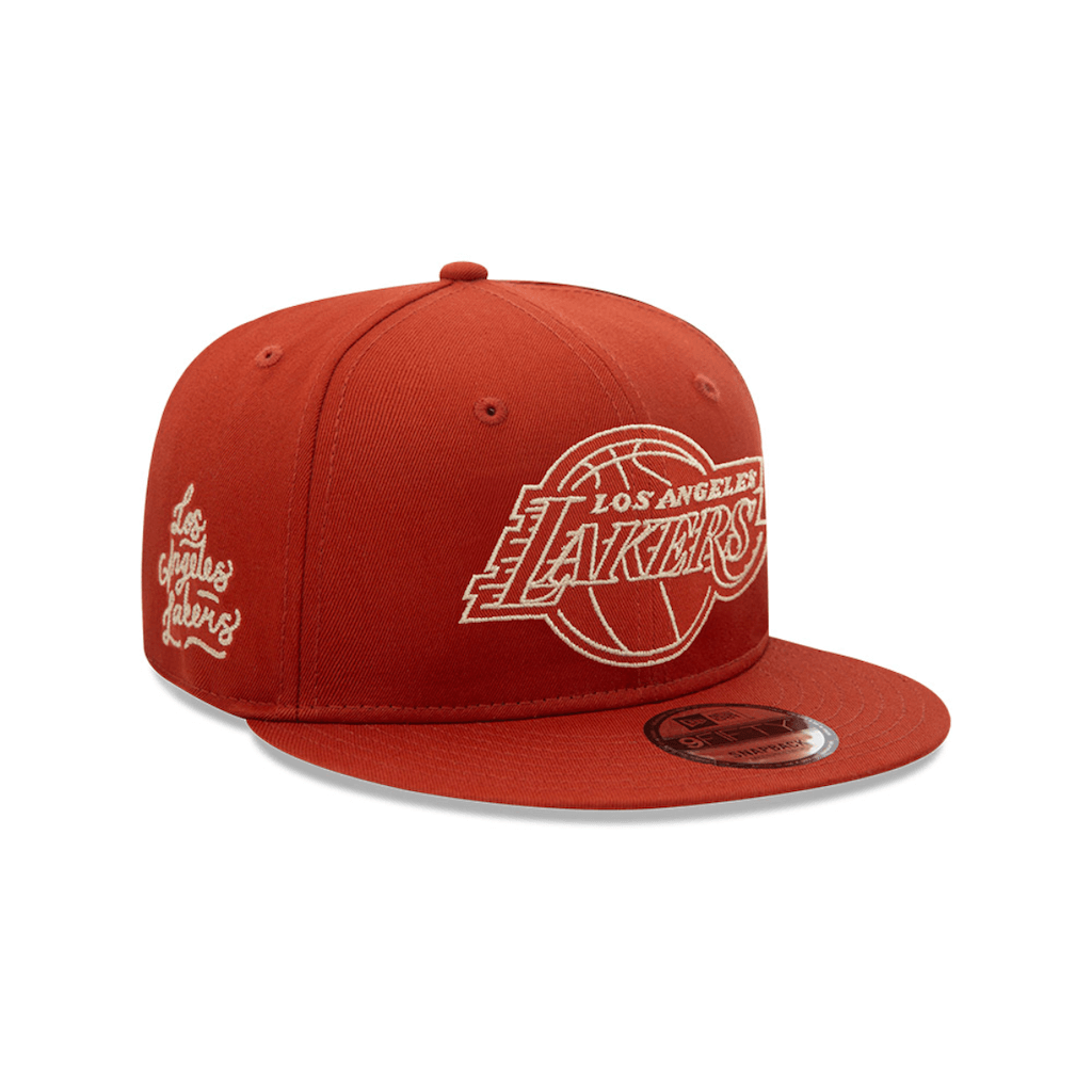 NEW ERA 9FIFTY NBA LOS ANGELES LAKERS WOODMARK GORRA AJUSTABLE NARANJA