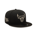 NEW ERA 9FIFTY NBA CHICAGO BULLS WOODMARK GORRA AJUSTABLE NEGRA