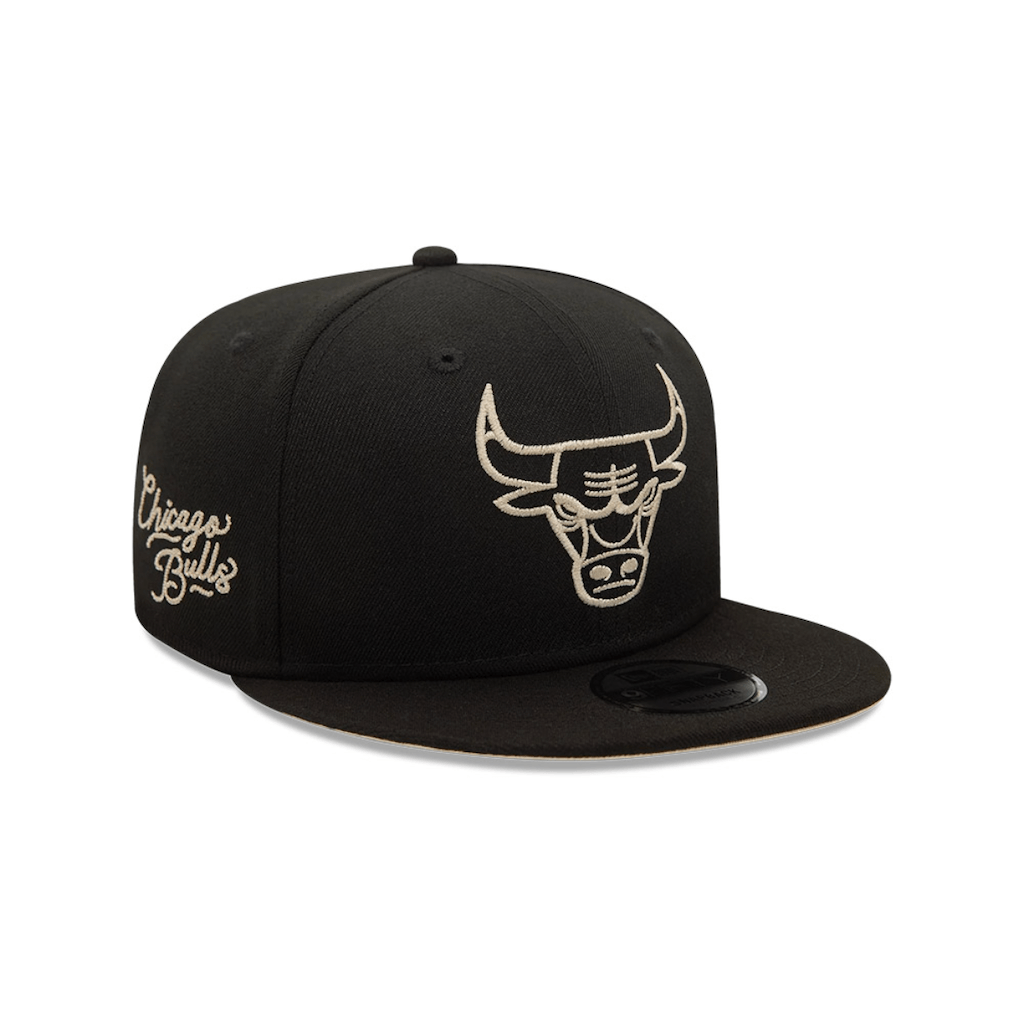 NEW ERA 9FIFTY NBA CHICAGO BULLS WOODMARK GORRA AJUSTABLE NEGRA