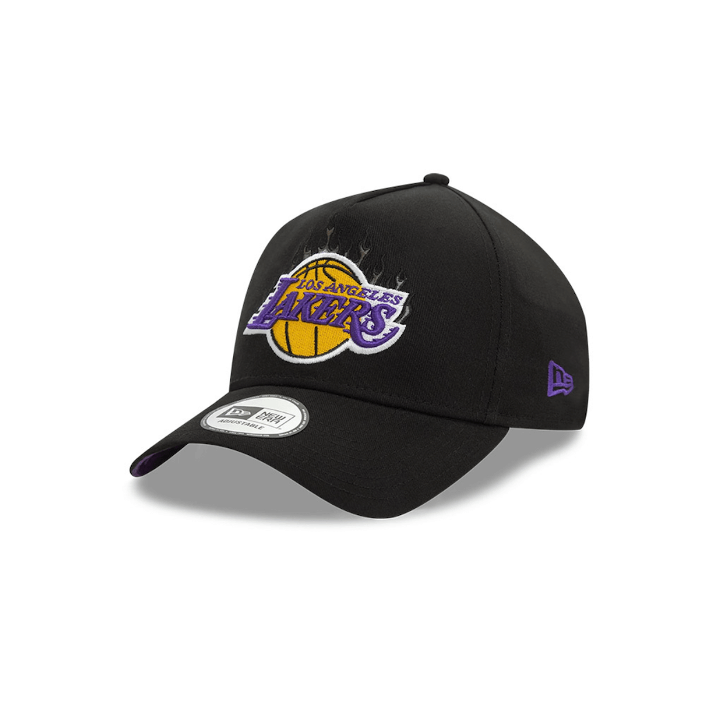 NEW ERA 9FORTY E FRAME NBA LA LAKERS FLAME GORRA AJUSTABLE NEGRA