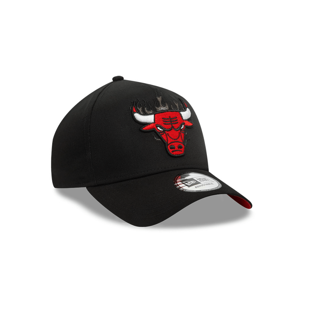 NEW ERA 9FORTY E FRAME NBA CHICAGO BULLS FLAME GORRA AJUSTABLE NEGRA