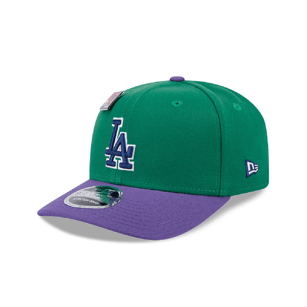 NEW ERA 9SEVENTY MLB LOS ANGELES DODGERS CHEW COLLECTION PIN GORRA AJUSTABLE VERDE