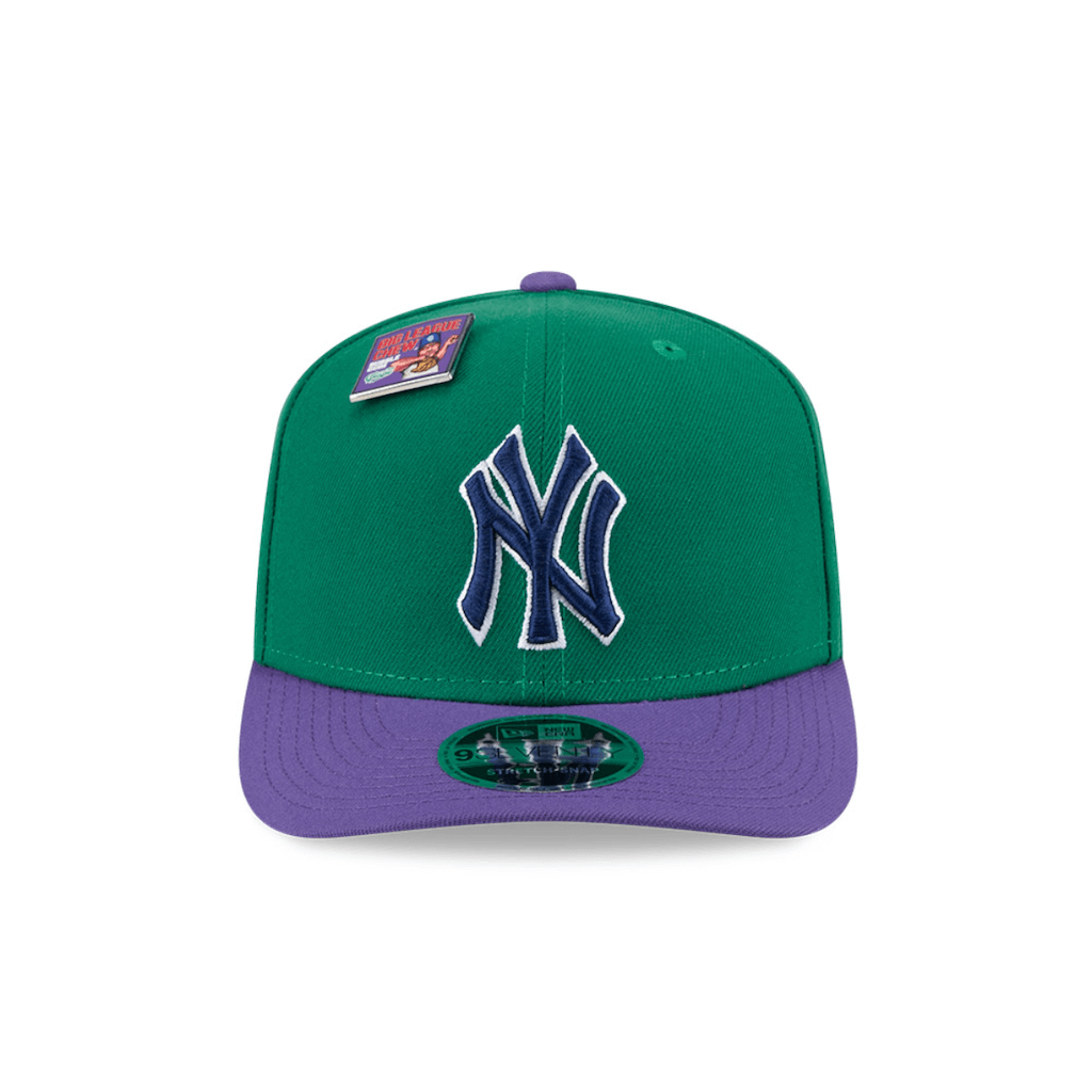 NEW ERA 9SEVENTY MLB NEW YORK YANKEES CHEW COLLECTION PIN GORRA AJUSTABLE VERDE