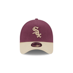 NEW ERA 9FORTY MLB CHICAGO WHITE SOX MOLESKIN CROWN GORRA AJUSTABLE MORADA