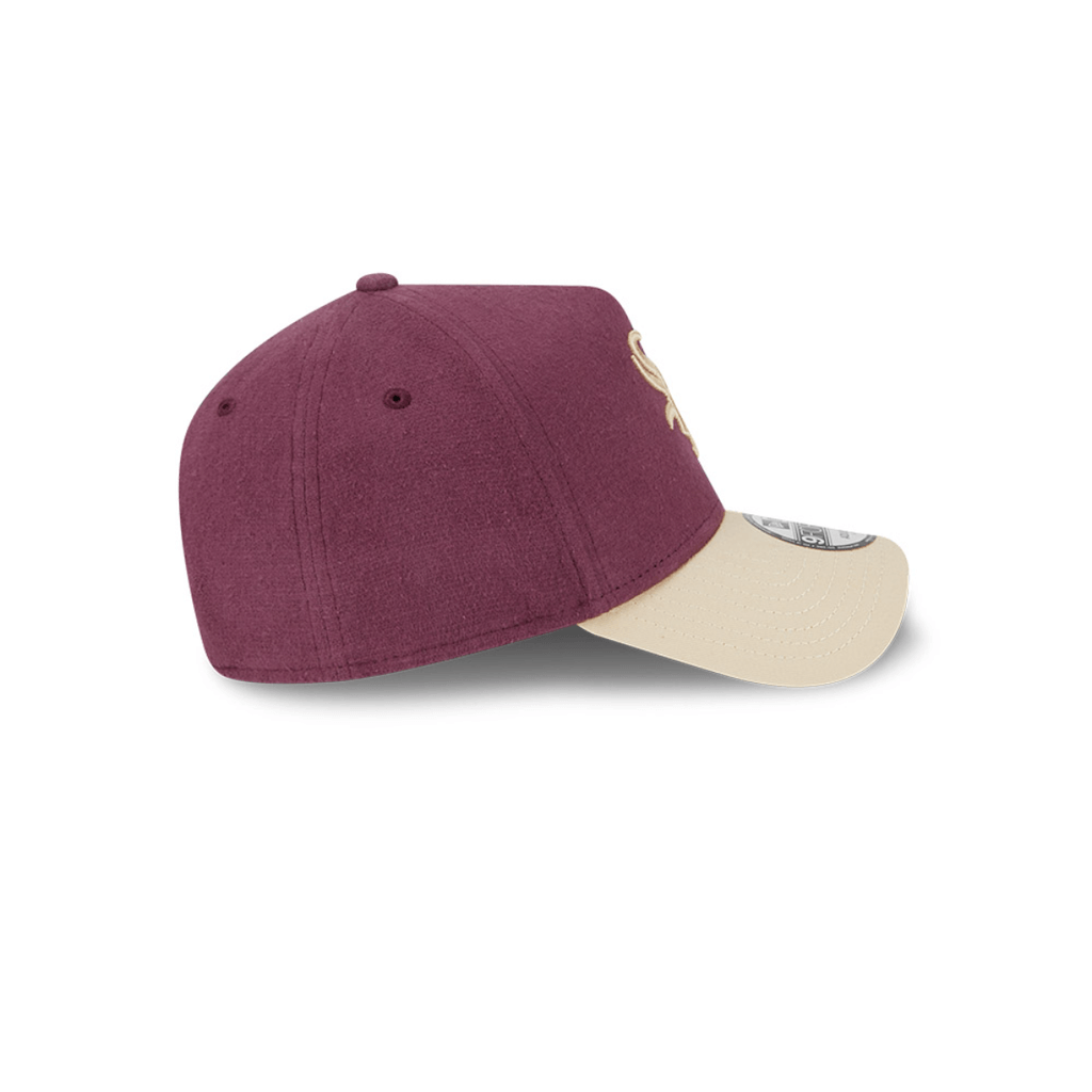 NEW ERA 9FORTY MLB CHICAGO WHITE SOX MOLESKIN CROWN GORRA AJUSTABLE MORADA
