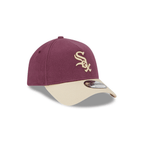 NEW ERA 9FORTY MLB CHICAGO WHITE SOX MOLESKIN CROWN GORRA AJUSTABLE MORADA