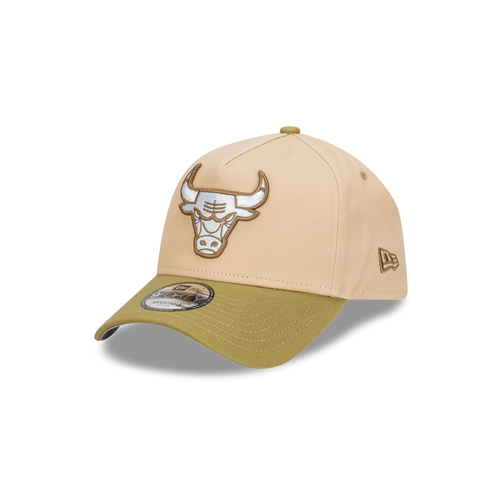 NEW ERA 9FORTY MLB CHICAGO BULLS BEANSPROUT GORRA AJUSTABLE BEIGE