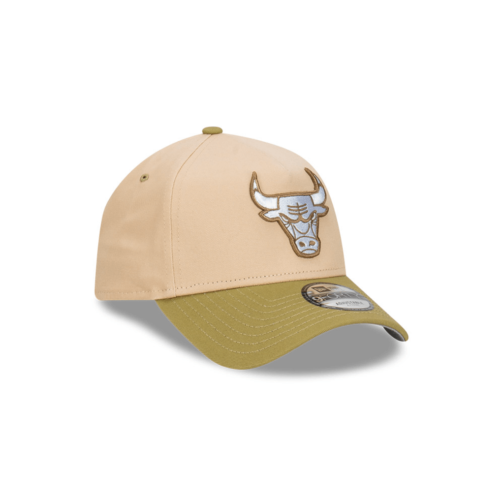 NEW ERA 9FORTY MLB CHICAGO BULLS BEANSPROUT GORRA AJUSTABLE BEIGE