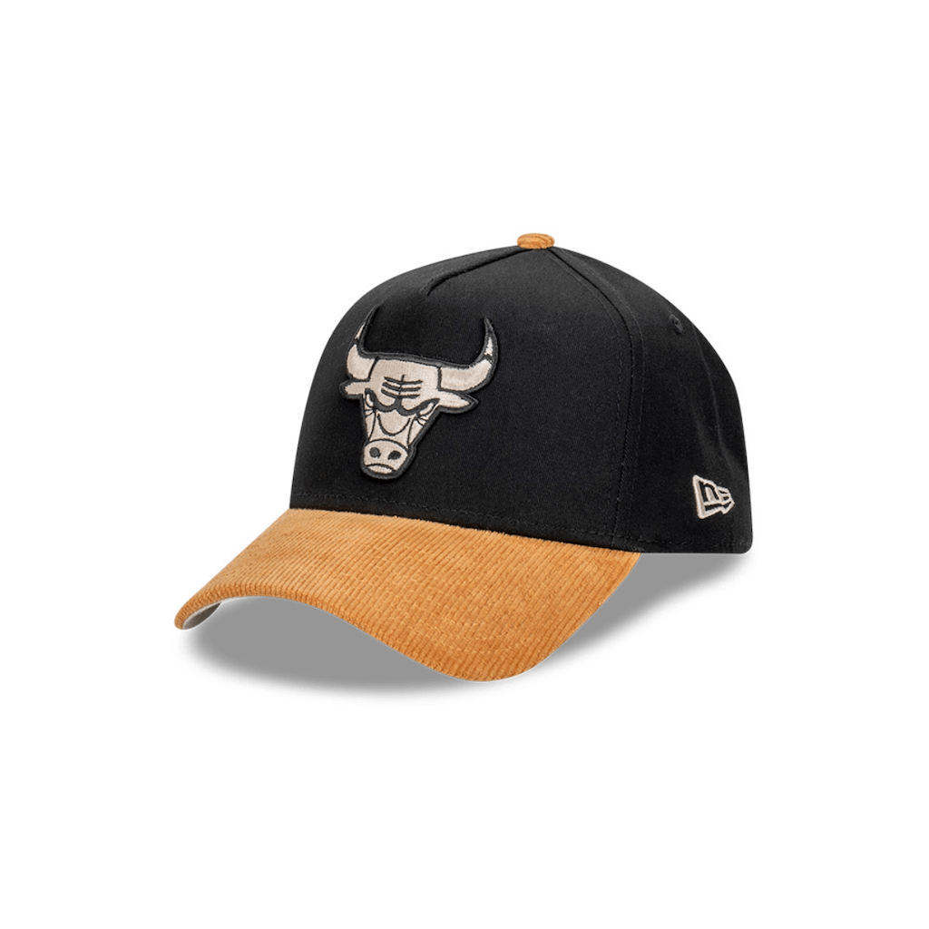 NEW ERA 9FORTY MLB CHICAGO BULLS PREMIUM WHEAT GORRA AJUSTABLE NEGRA