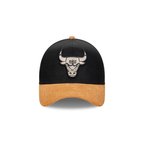 NEW ERA 9FORTY MLB CHICAGO BULLS PREMIUM WHEAT GORRA AJUSTABLE NEGRA