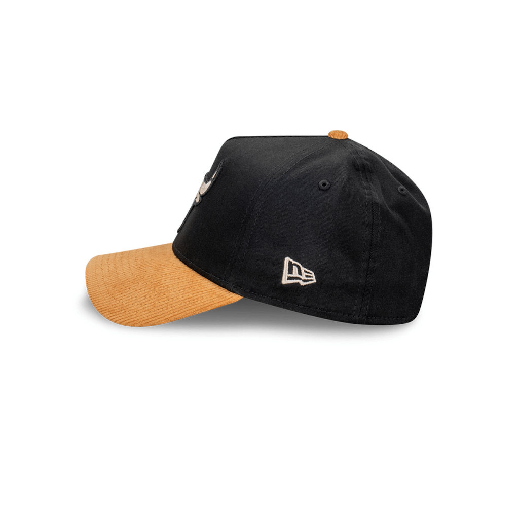 NEW ERA 9FORTY MLB CHICAGO BULLS PREMIUM WHEAT GORRA AJUSTABLE NEGRA