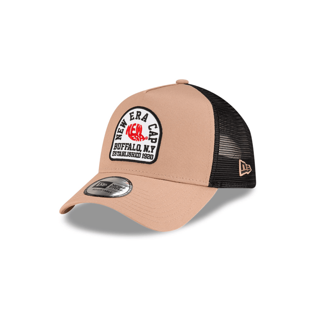 NEW ERA 9FORTY A-FRAME  NE STATE PATCH TRUCKER GORRA AJUSTABLE ROSA