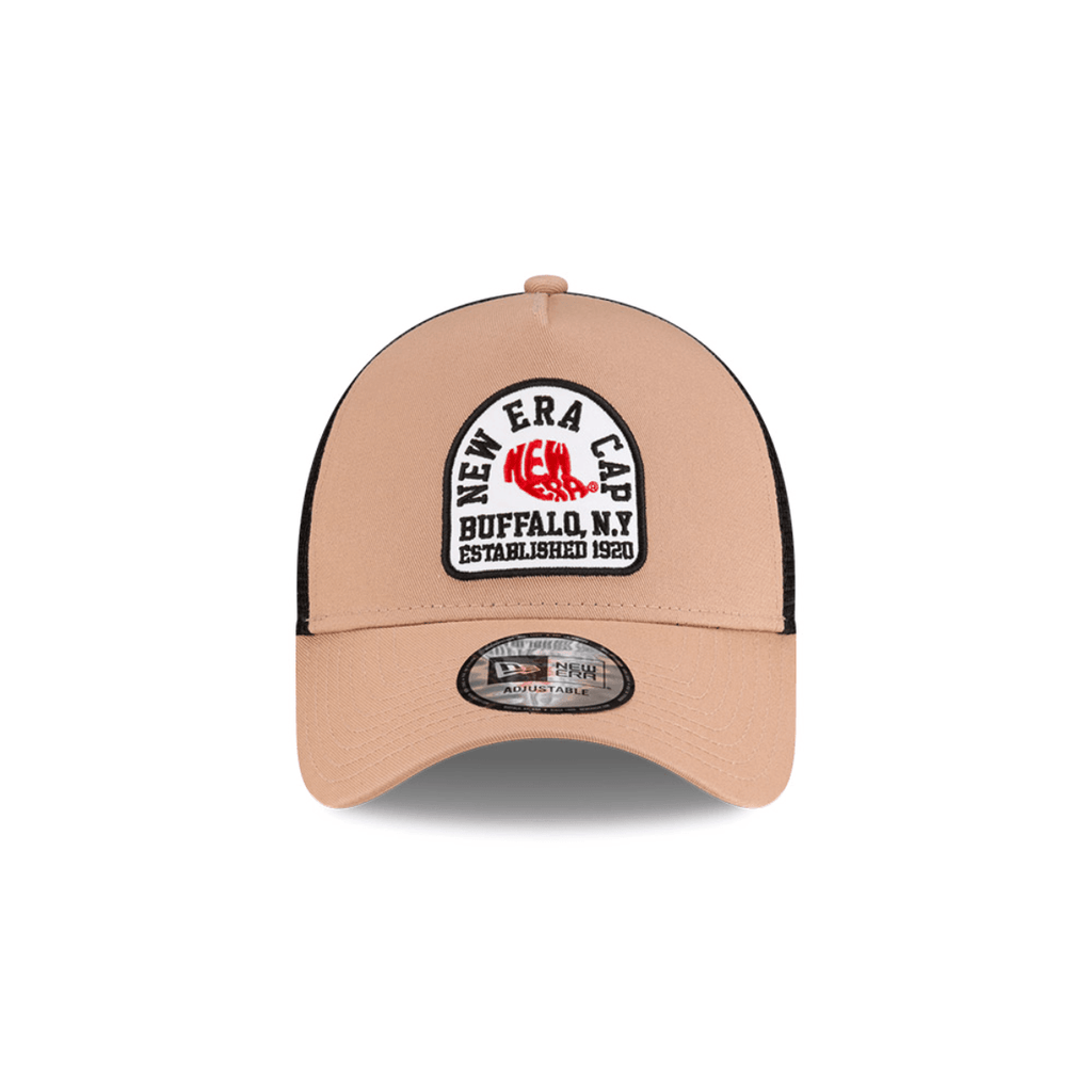 NEW ERA 9FORTY A-FRAME  NE STATE PATCH TRUCKER GORRA AJUSTABLE ROSA