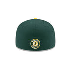 NEW ERA 59FIFTY MLB  OVO OAKLAND ATHLETICS GORRA CERRADA VERDE LOGO BLANCO