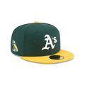 NEW ERA 59FIFTY MLB  OVO OAKLAND ATHLETICS GORRA CERRADA VERDE LOGO BLANCO