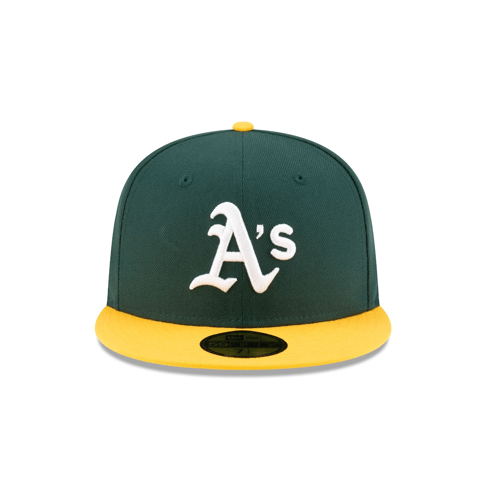 NEW ERA 59FIFTY MLB  OVO OAKLAND ATHLETICS GORRA CERRADA VERDE LOGO BLANCO