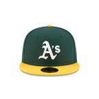 NEW ERA 59FIFTY MLB  OVO OAKLAND ATHLETICS GORRA CERRADA VERDE LOGO BLANCO
