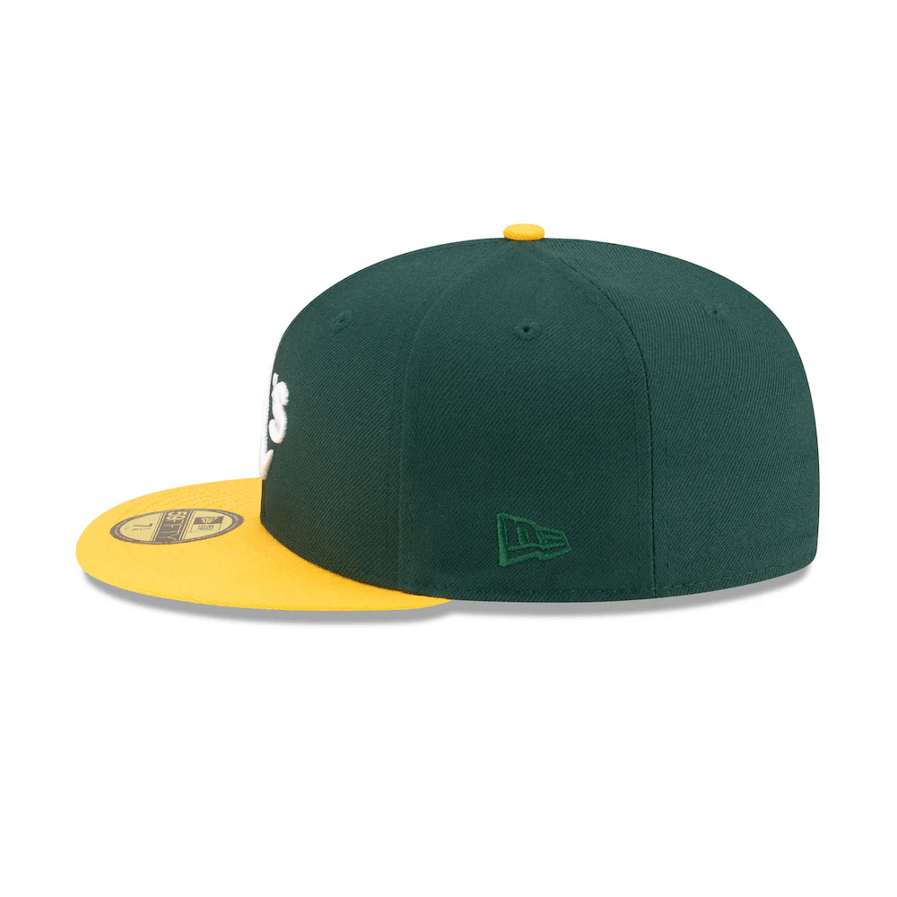 NEW ERA 59FIFTY MLB  OVO OAKLAND ATHLETICS GORRA CERRADA VERDE LOGO BLANCO