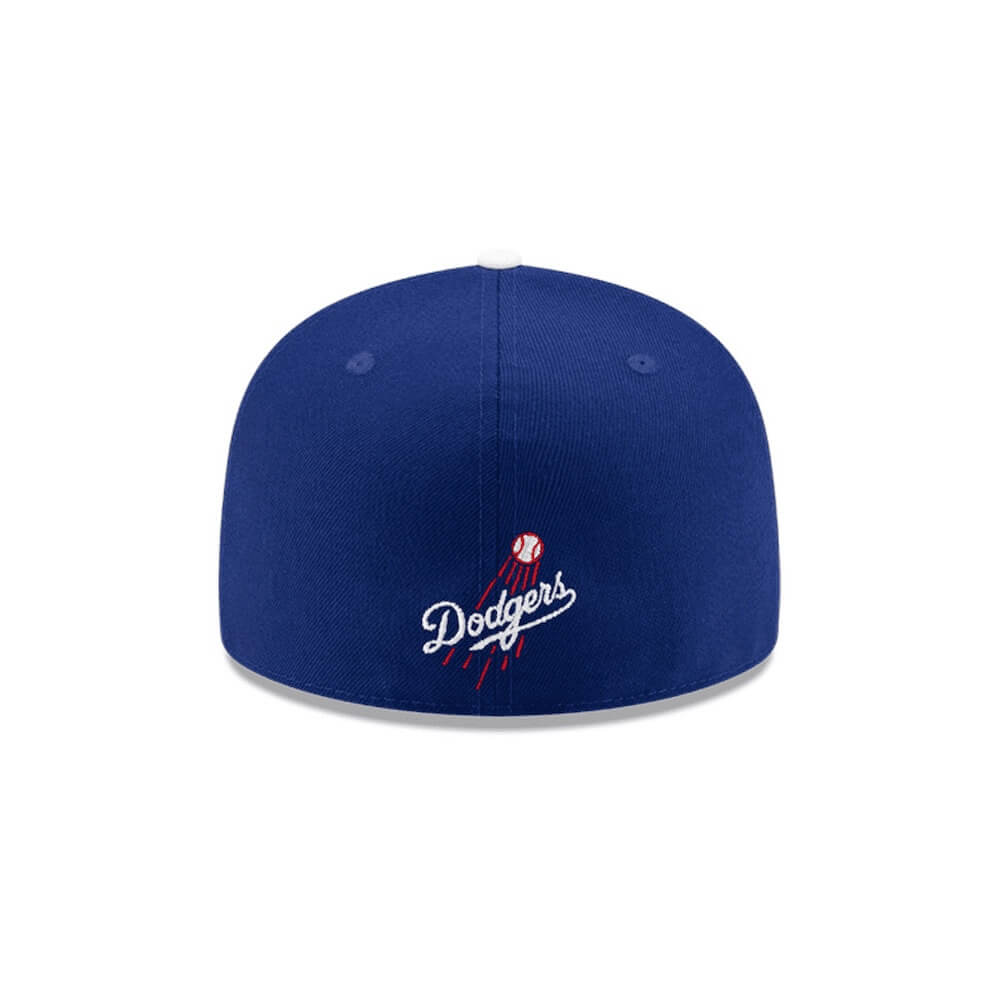 NEW ERA 59FIFTY MLB  OVO LA DODGERS GORRA CERRADA AZUL LOGO BLANCO