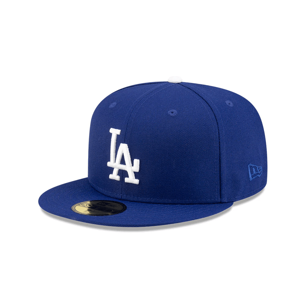 NEW ERA 59FIFTY MLB  OVO LA DODGERS GORRA CERRADA AZUL LOGO BLANCO