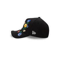 NEW ERA 9FORTY E FRAME MLB NEW YORK YANKEES FLORAL FRONT COLLECTION GORRA AJUSTABLE NEGRA