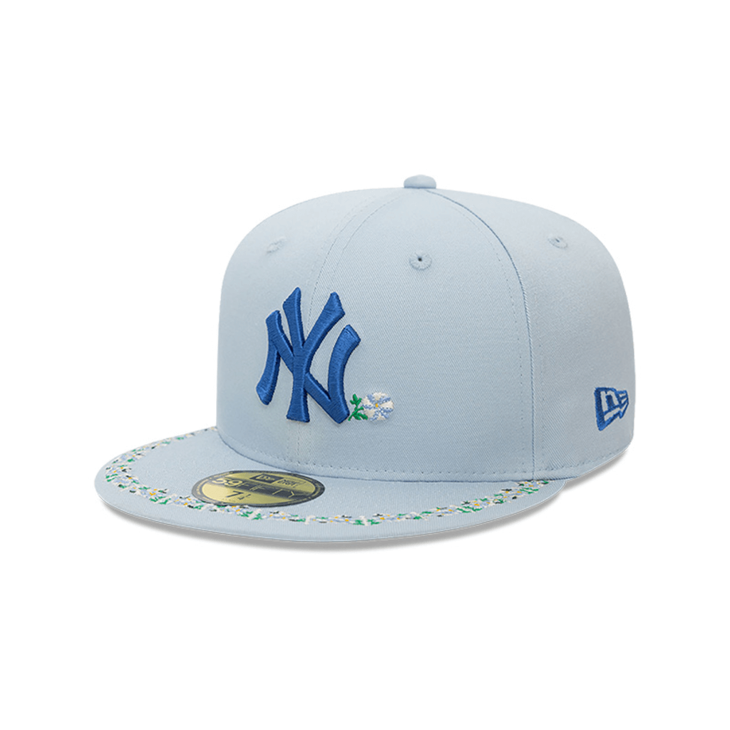 NEW ERA 59FIFTY MLB NEW YORK YANKEES FLORAL BORDER COLLECTION GORRA CERRADA AZUL