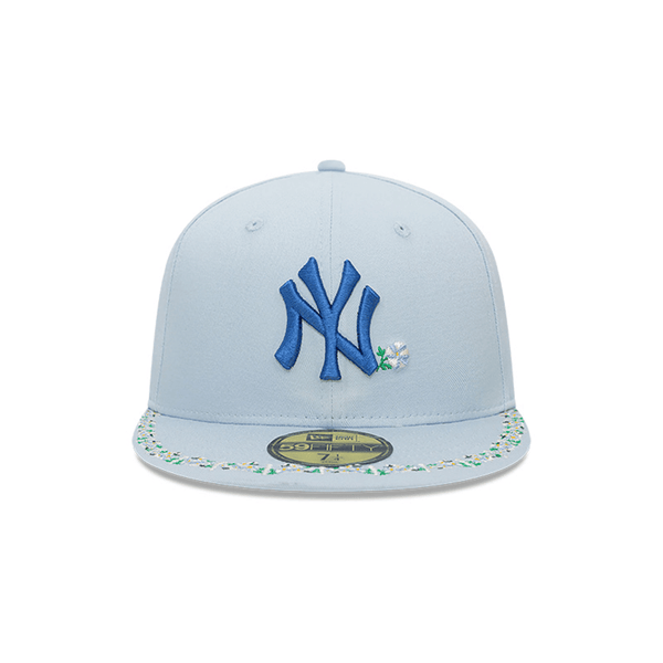 NEW ERA 59FIFTY MLB NEW YORK YANKEES FLORAL BORDER COLLECTION GORRA CERRADA AZUL