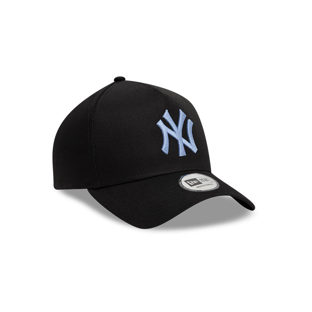 NEW ERA 9FORTY MLB NEW YORK YANKEES LEAGUE ESSENTIAL LOGO AZUL GORRA AJUSTABLE NEGRA