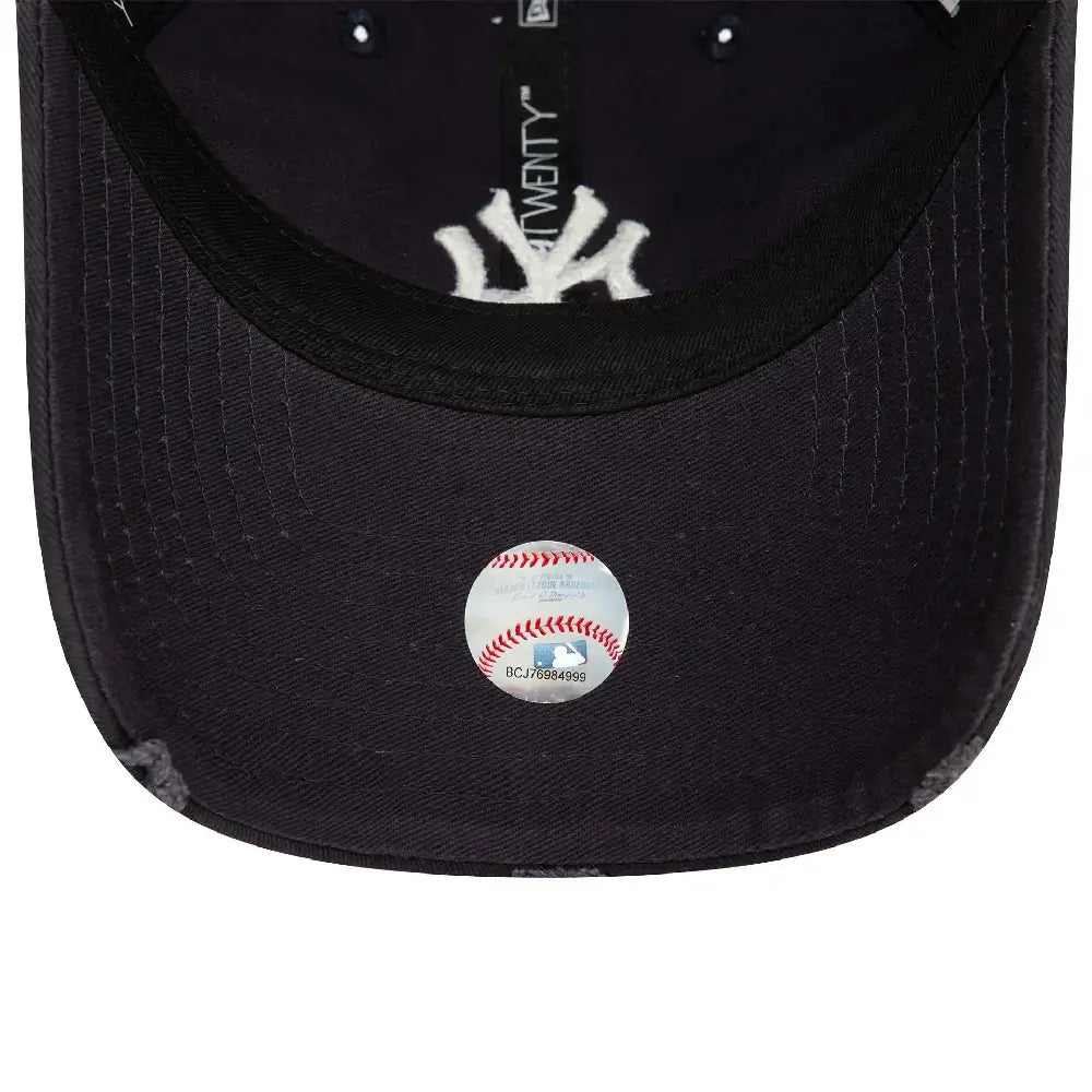 NEW ERA 9TWENTY MLB NEW YORK YANKEES DISTRESSED GORRA SIN ESTRUCTURA AJUSTABLE AZUL