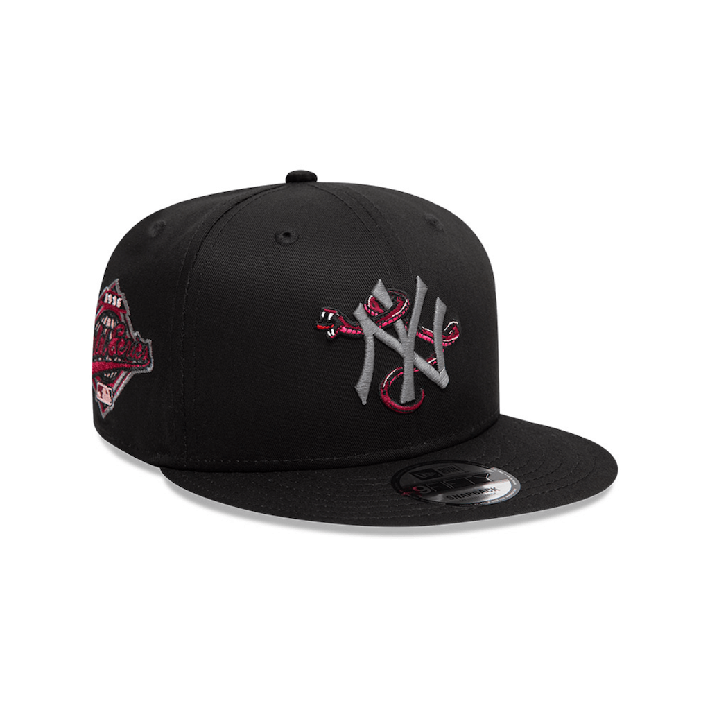 Baseball Gorras Planas Ny Gorra Plana Negra Snapback 9FIFTY Flower