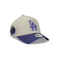 NEW ERA 9FORTY MLB LOS ANGELES DODGERS A FRAME WORLD SERIES GORRA AJUSTABLE BEIGE