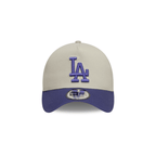 NEW ERA 9FORTY MLB LOS ANGELES DODGERS A FRAME WORLD SERIES GORRA AJUSTABLE BEIGE