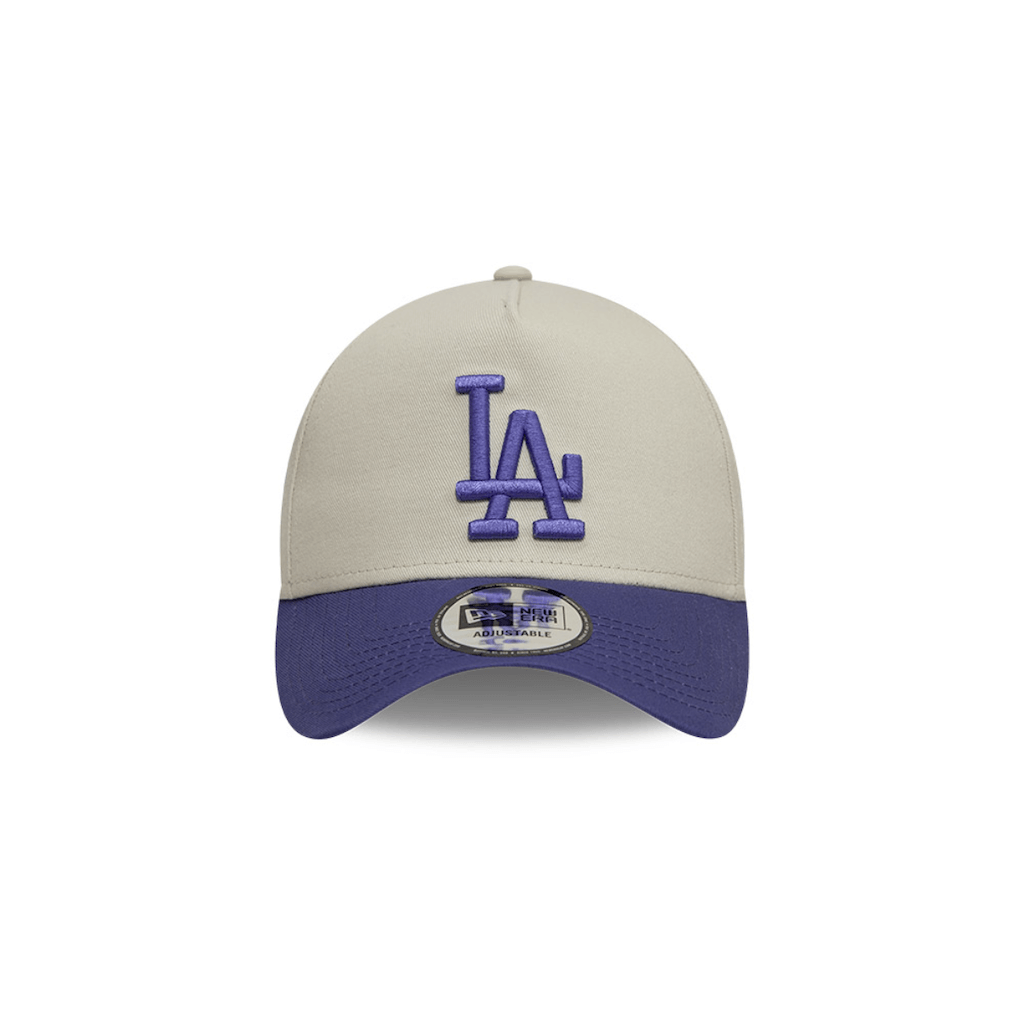NEW ERA 9FORTY MLB LOS ANGELES DODGERS A FRAME WORLD SERIES GORRA AJUSTABLE BEIGE