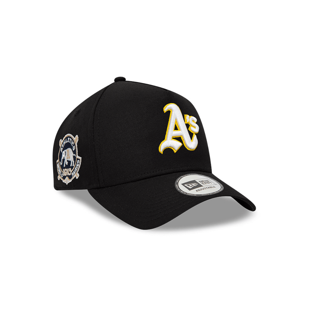 NEW ERA 9FORTY MLB OAKLAND ATHLETICS WS 1913 PATCH GORRA AJUSTABLE NEGRA