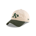 NEW ERA 9TWENTY MLB OAKLAND ATHLETICS BLOCK CORD GORRA SIN ESTRUCTURA AJUSTABLE BEIGE
