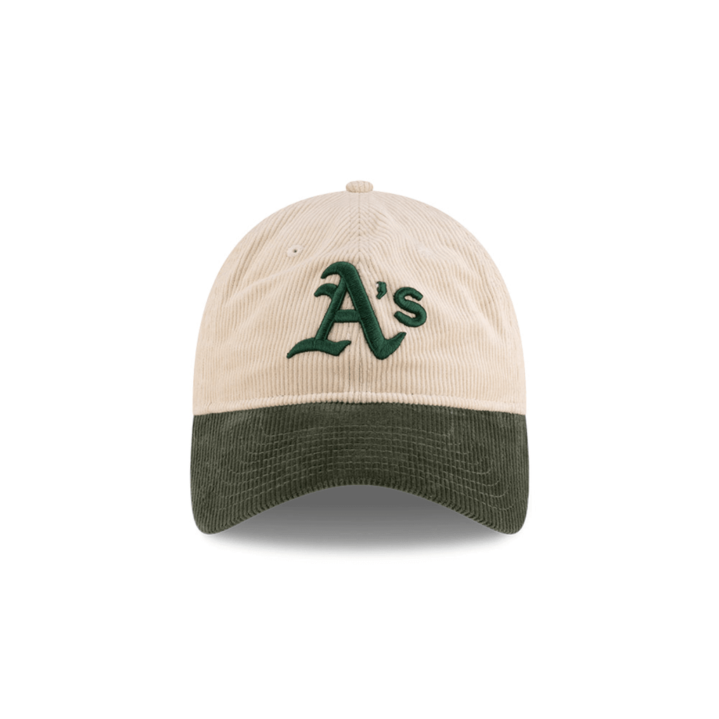 NEW ERA 9TWENTY MLB OAKLAND ATHLETICS BLOCK CORD GORRA SIN ESTRUCTURA AJUSTABLE BEIGE