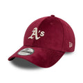 NEW ERA 9FORTY MLB OAKLAND ATHLETICS DOAGONAL CORD GORRA AJUSTABLE ROJO