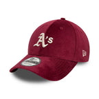 NEW ERA 9FORTY MLB OAKLAND ATHLETICS DOAGONAL CORD GORRA AJUSTABLE ROJO