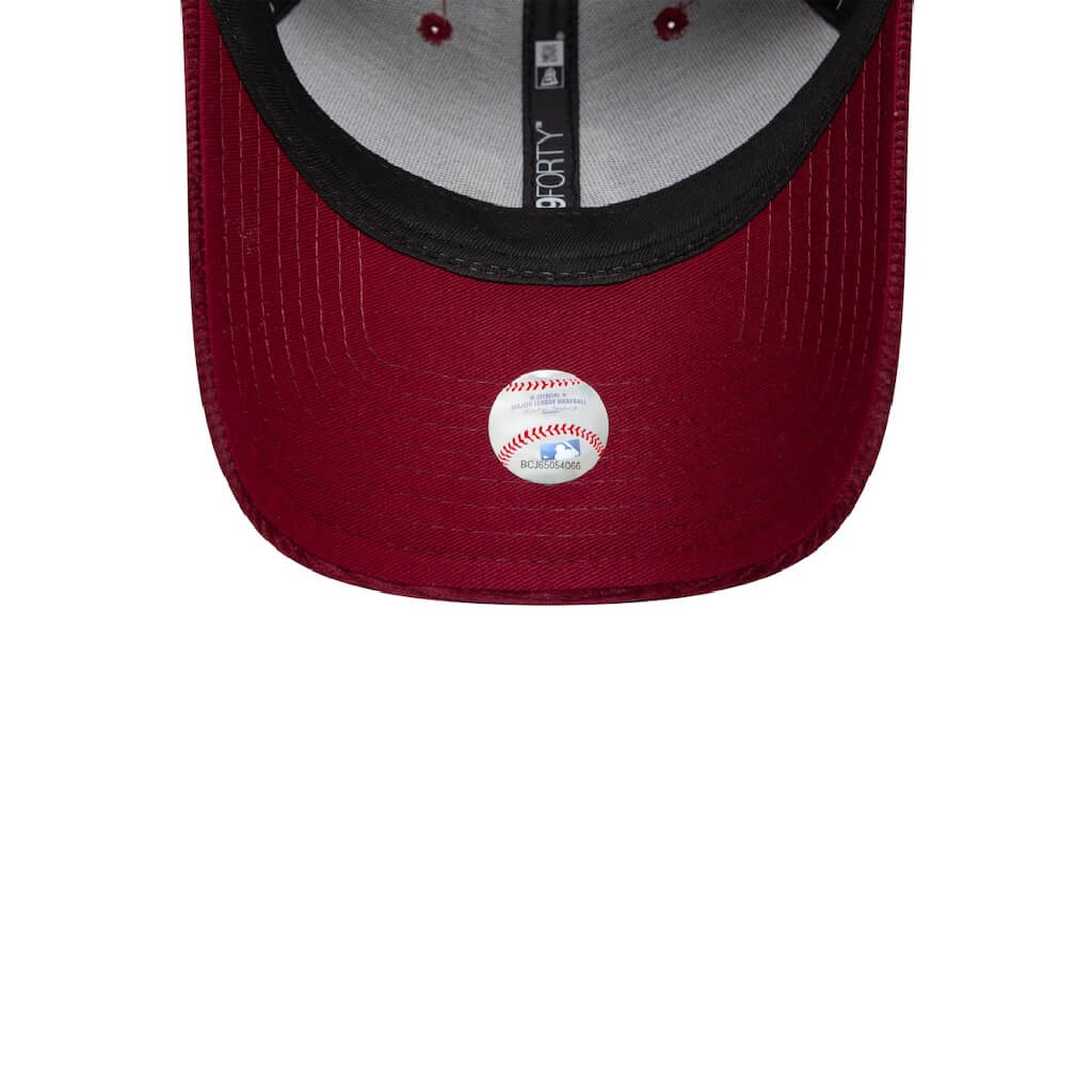 NEW ERA 9FORTY MLB OAKLAND ATHLETICS DOAGONAL CORD GORRA AJUSTABLE ROJO