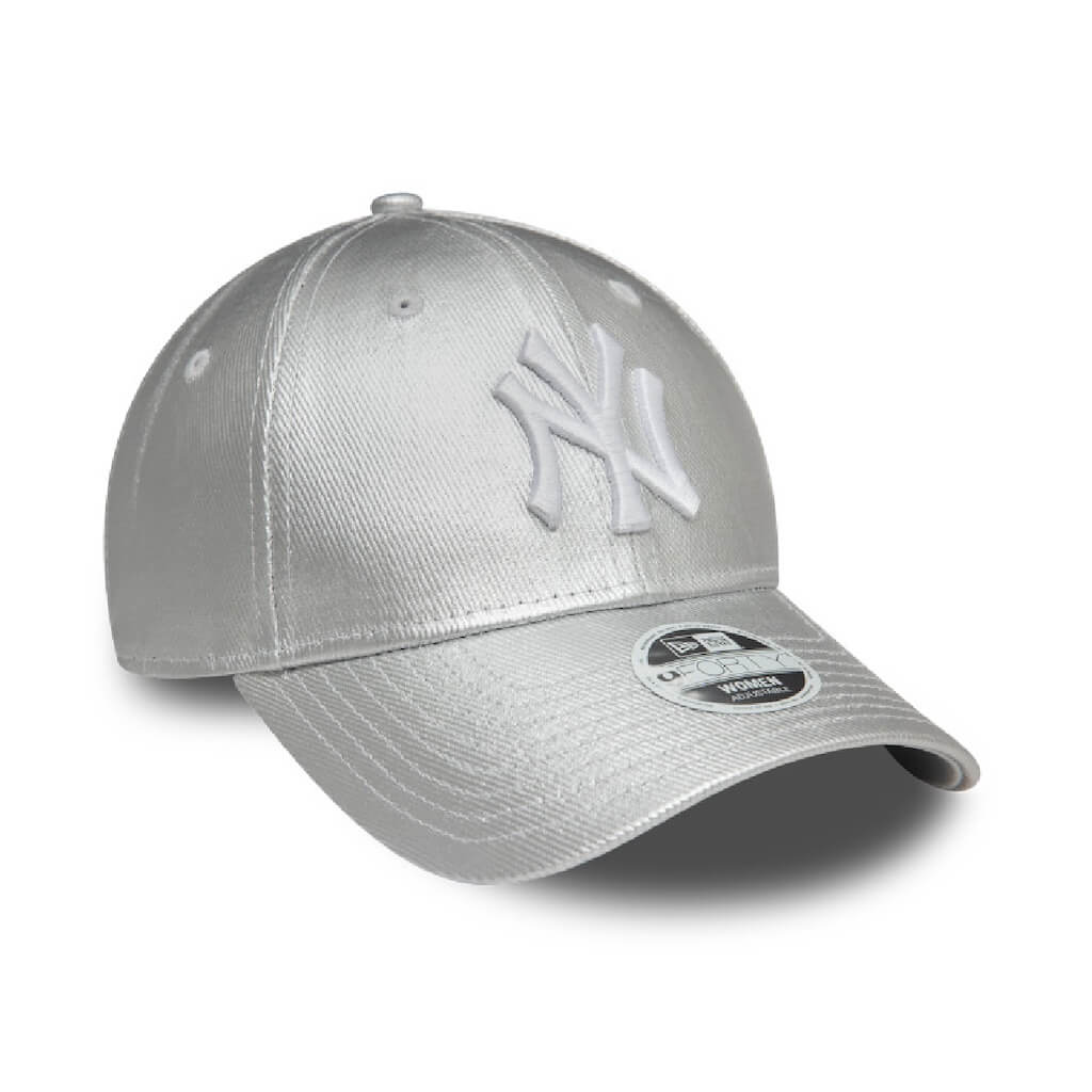NEW ERA 9FORTY MLB NEW YORK YANKEES METALLIC DENIM GORRA AJUSTABLE GRIS