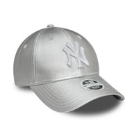 NEW ERA 9FORTY MLB NEW YORK YANKEES METALLIC DENIM GORRA AJUSTABLE GRIS